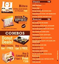 Mad Over Donuts menu 1