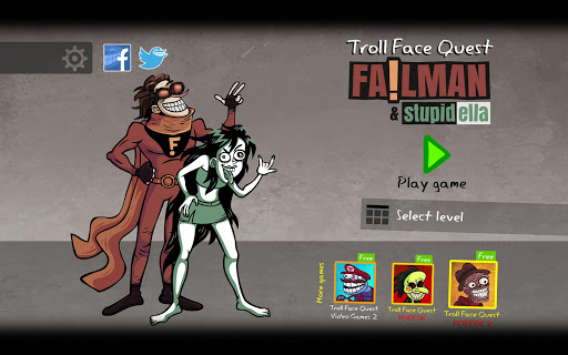 Troll Face Quest: Stupidella and Failman