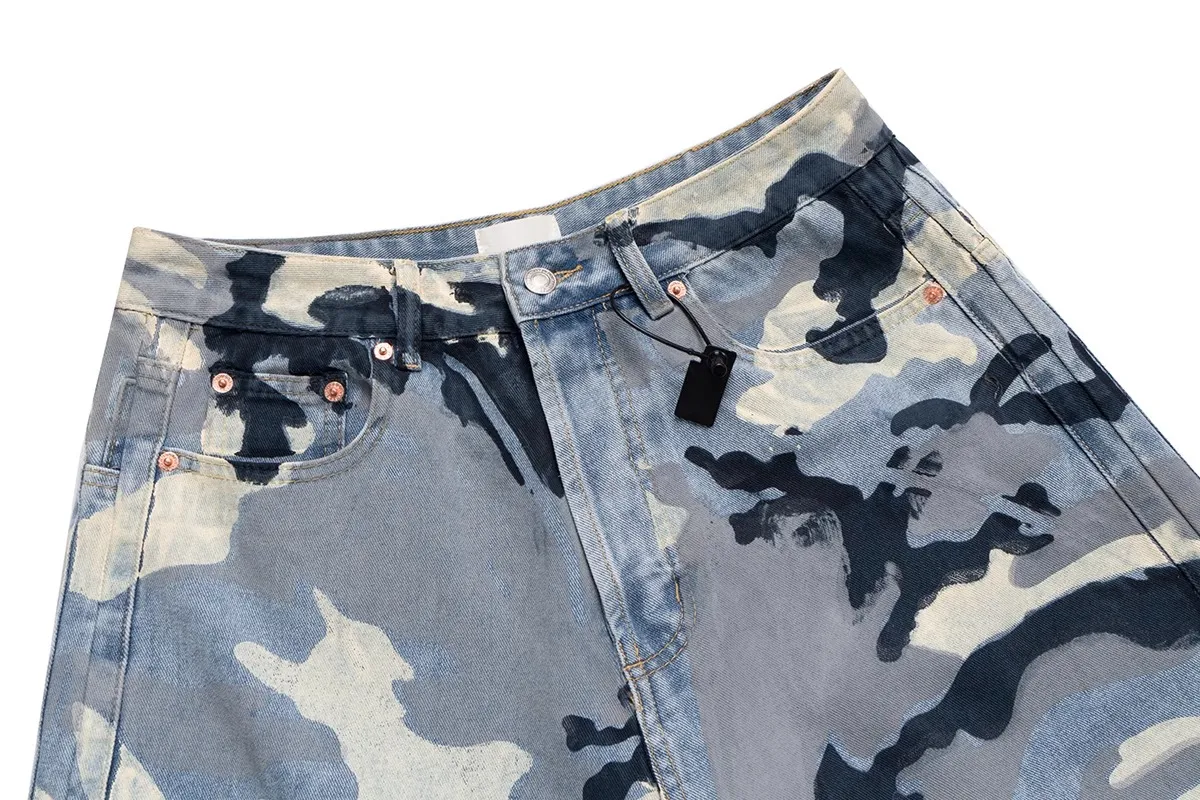 Title 9, Schnee Camouflage blaue Jeans für Herren und Da...