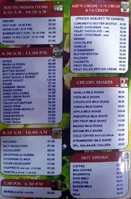 Shri Balaajee Bhavan menu 1