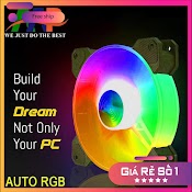 Quạt Tản Nhiệt Cho Máy Tính 12Cm Aap Auto Rgb (Tự Động Chuyển Chế Độ Led)