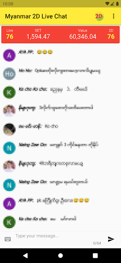 Screenshot Myanmar 2D Live Chat