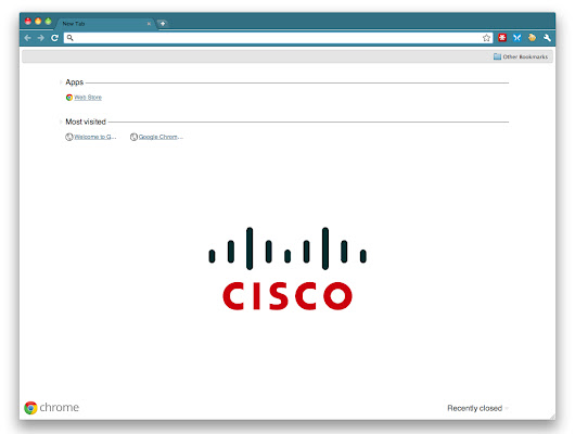 Cisco Theme chrome extension