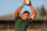 Junior Springboks lock Reinhardt Ludwig. 