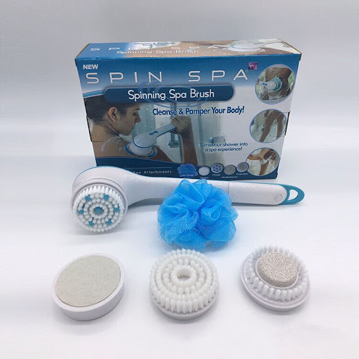 Title 5, Body Brush With 5 Attachments 1 Set Exfoliating...