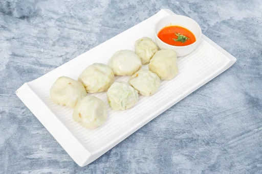 Veg Steam Momos [8 Pieces]