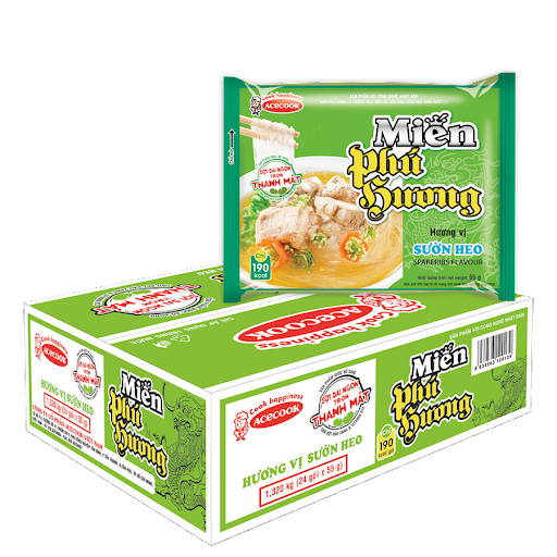 Thùng 24 Miến Phú Hương - Sườn Heo 55Gr