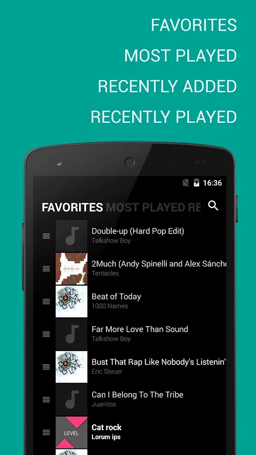    BlackPlayer Music Player- screenshot  