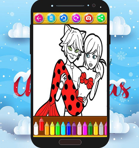 Download Coloring Ladybug And Cat Noir Miraculous Pages Apk