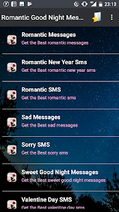 Romantic Good Night Messages banner