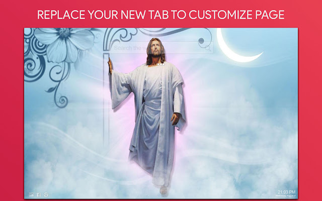 Jesus Wallpaper HD Custom New Tab