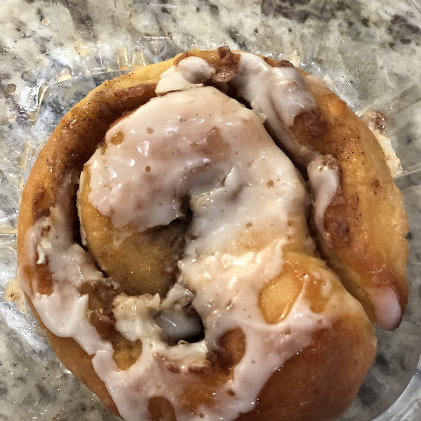 These cinnamon rolls are the perfect touch for Sunday morning with my espresso.