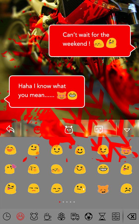 Moto racer for Hitap Keyboard Screen 3
