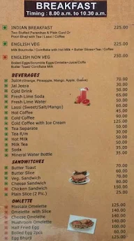 Hotel Nilgiri Restaurant menu 2