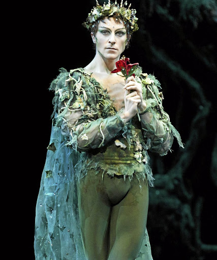 Steven McRae dances Oberon in The Royal Ballet's 'The Dream' at the Fugard Bioscope.