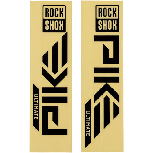 RockShox Fork Decal Kit - Pike Ultimate, 27.5"/29", Gloss Black (2023+)