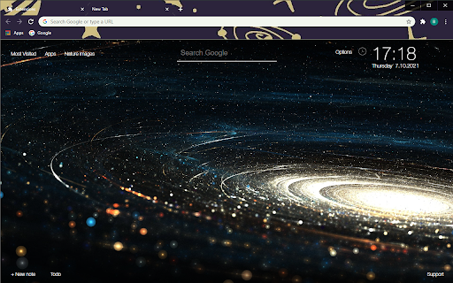 FreeAddon.com - Space Galaxy Theme