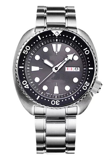 Title 6, Mens Fashion Two-color Rotating Steel Band Qua...