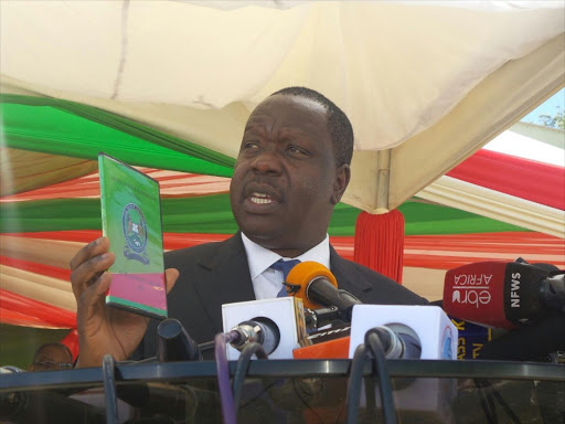 Education Cabinet Secretary Fred Matiang'i. Photo/COURTESY