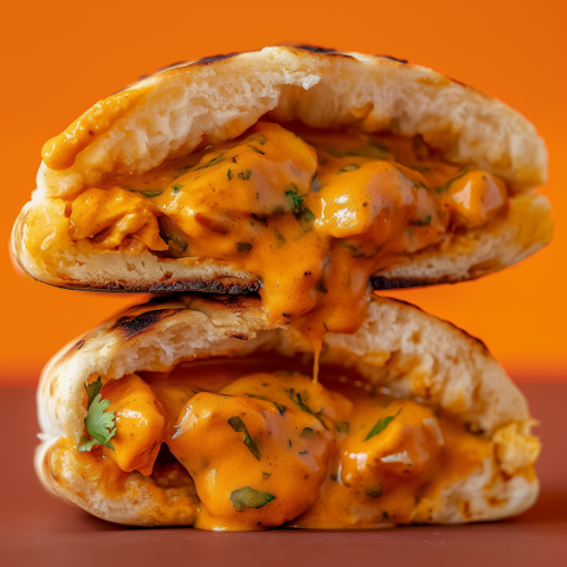 Butter Chicken Naan Slider