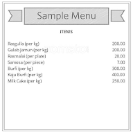 Bikaner Sweets Bhandar menu 1