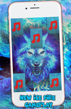 Arctic Piano Wolf Tiles Ice Blue Fire Music Songsのおすすめ画像2