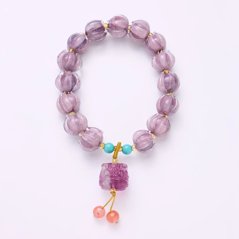 Bracelet Xingshi Femme Violet Crépuscule Glacé
