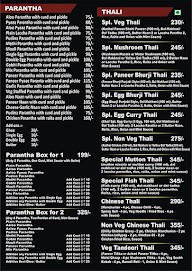 Parantha Factory menu 2