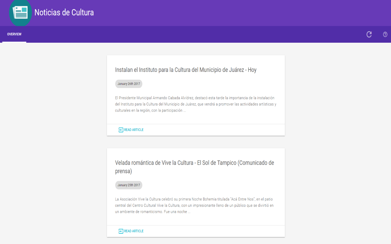 Noticias de Cultura Preview image 1