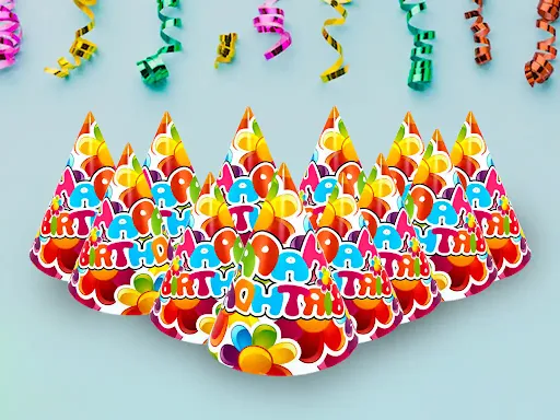 Birthday Caps (Pack Of 12)