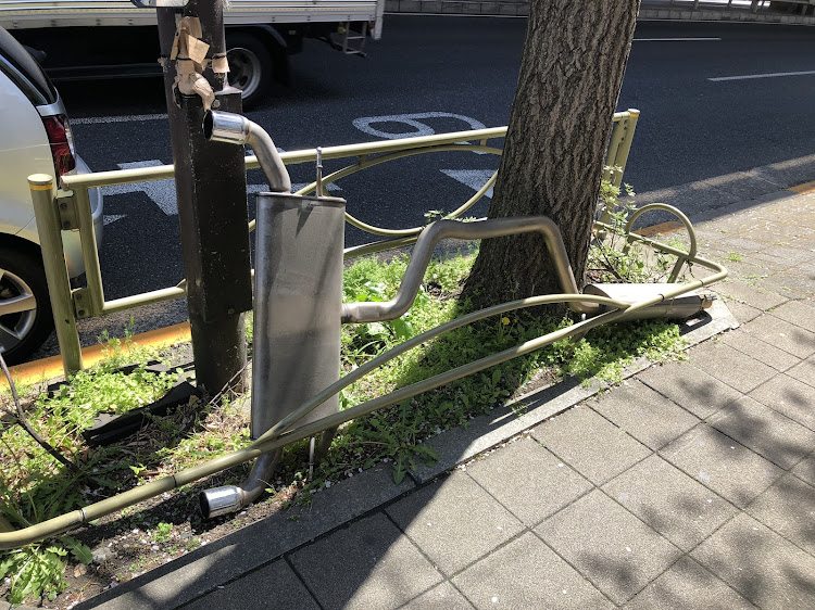 ゴルフGTIのマフラー交換・REMUS・中間ストレート・外したマフラーどうしよう…に関するカスタム事例の投稿画像4枚目