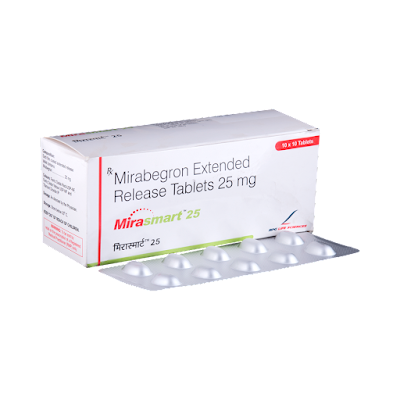 Mirasmart 25mg Er Tablet 10's