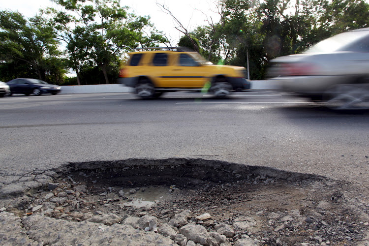 Social media users slammed guidelines on how to navigate potholes. File image.