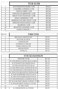 Amul Ice Cream Parlor menu 4