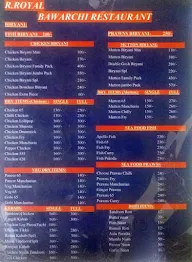 R Royal Bawarchi menu 1