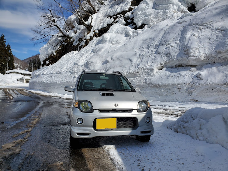 Keiの雪が似合う車・雪道ドライブ・豪雪地帯と我が愛車・新潟旅行・ドライブに関するカスタム事例の投稿画像4枚目