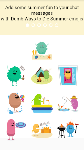 Dumb Ways To Die Summer Emoji