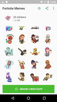 Fortnite Stickers  WAStickers WAStickerAppsのおすすめ画像2