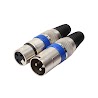 1 Cặp Giắc Cắm Xlr 3 Chấu + Đầu Nối Âm Thanh Micro