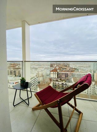 Location meublée appartement 1 pièce 27 m² à Lyon 3ème (69003), 1 990 €