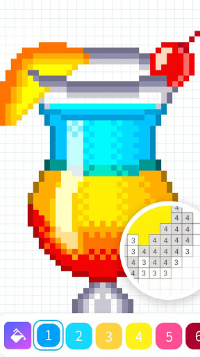 Screenshot Pixelz - Color by Number Pixel