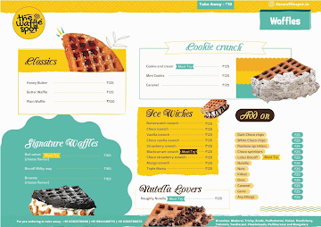 The Waffle Spot menu 