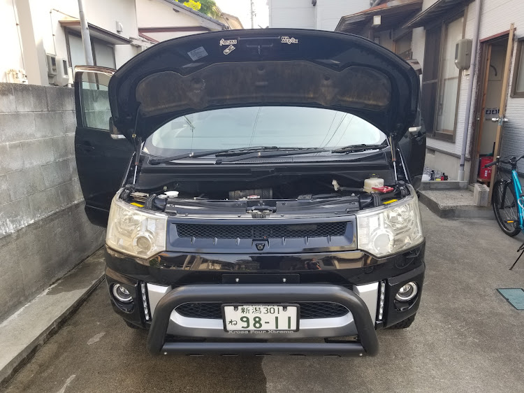 デリカD:5のcv5w保友会・洗車🚿・明日は😁・暑い☀️💦に関するカスタム事例の投稿画像1枚目