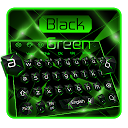 ダウンロード Black Green Crystal Keyboard Theme をインストールする 最新 APK ダウンローダ