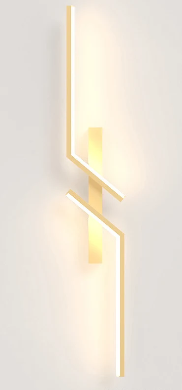Modern Minimalist Strip Wall Lamp. Sleek lighting for bedrooms and living rooms. Thin and efficient design. Energy savin