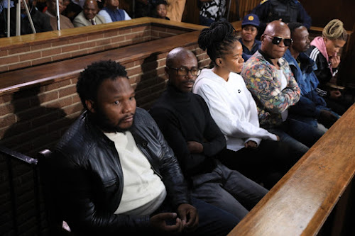 Flexing': Thabo Bester appears in court wearing pricey LV sweater