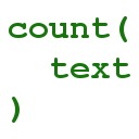 count(text) chrome extension