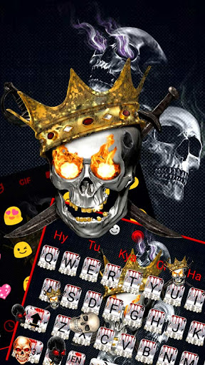 Skull Devil Gravity Keyboard Theme?