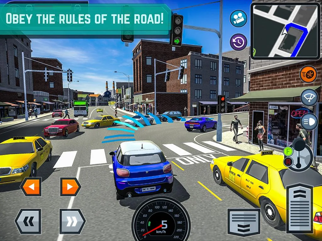   Car Driving School Simulator- 스크린샷 