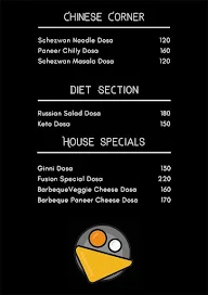 Fusion Dosa Factory menu 3